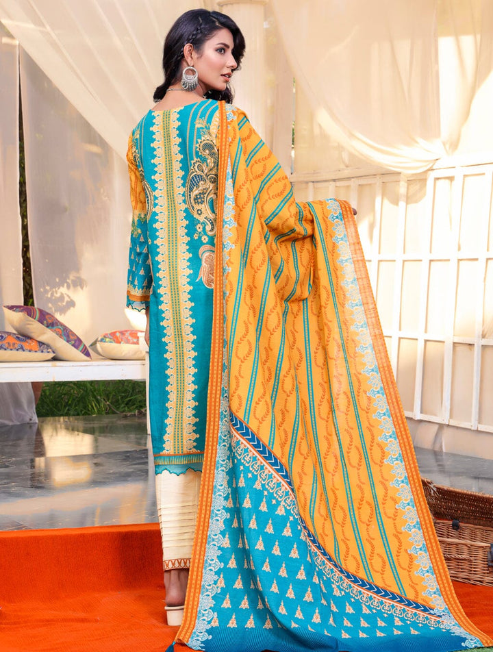 3 Piece Unstitched Suit KKH-1533 Dresses KHAS STORES 