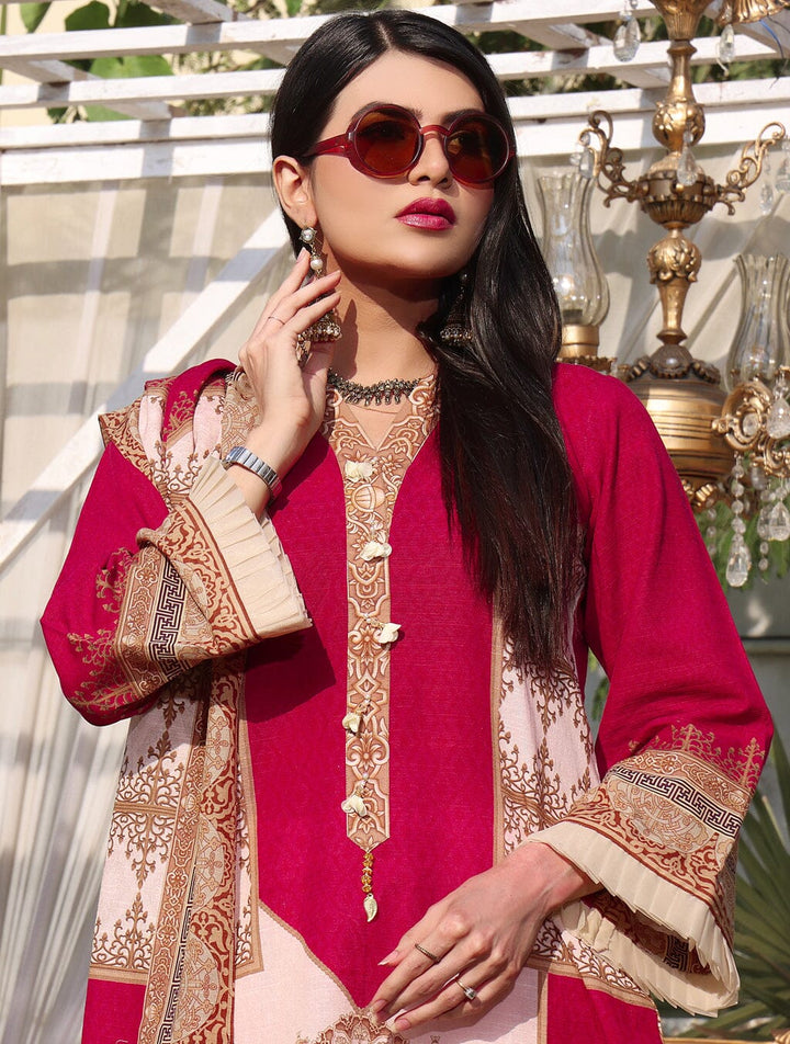 3 Piece Unstitched Suit KKH-1534 Dresses KHAS STORES 
