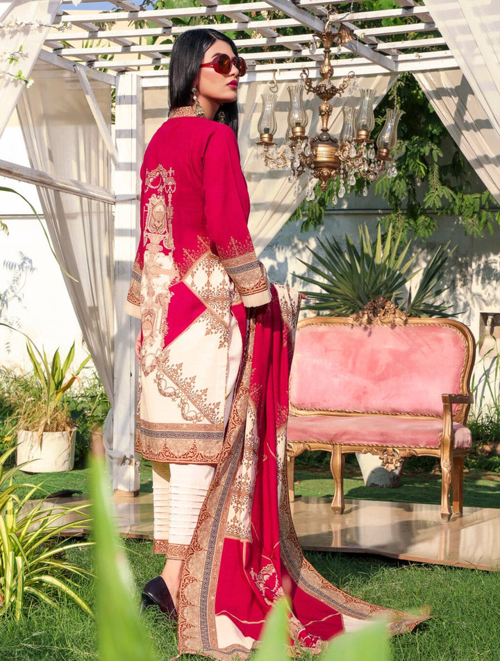 3 Piece Unstitched Suit KKH-1534 Dresses KHAS STORES 