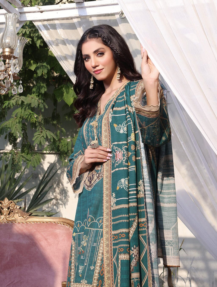 3 Piece Unstitched Suit KKH-1535 Dresses KHAS STORES 