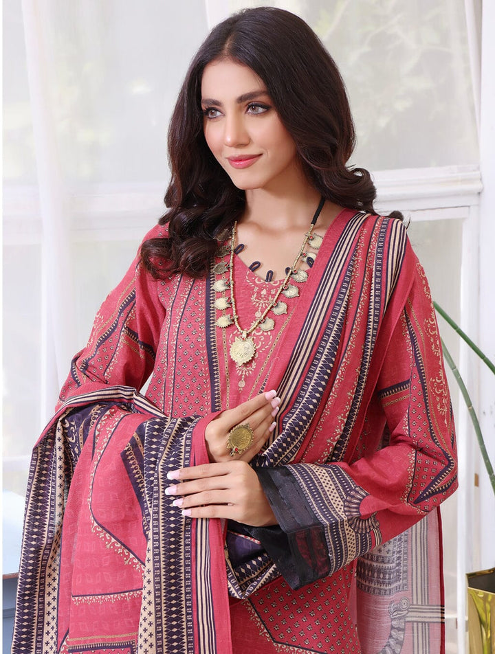 3 Piece Unstitched Suit KKH-1537 Dresses KHAS STORES 