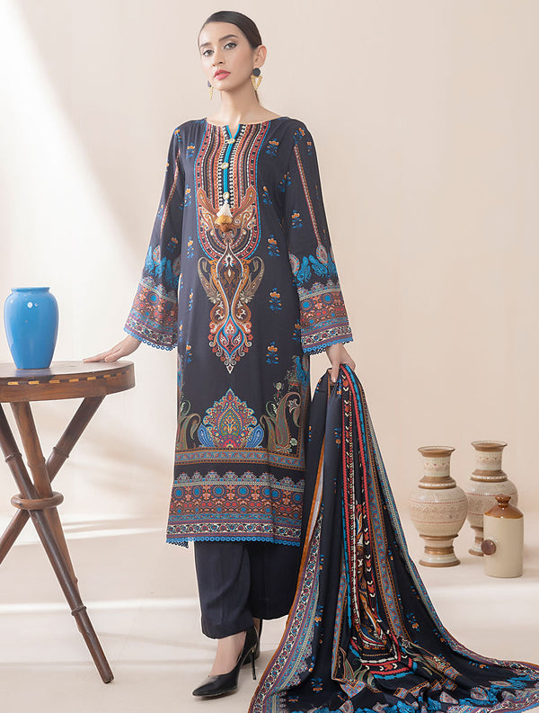 3 Piece Unstitched Suit KKT-2230 Winter KHAS STORES 
