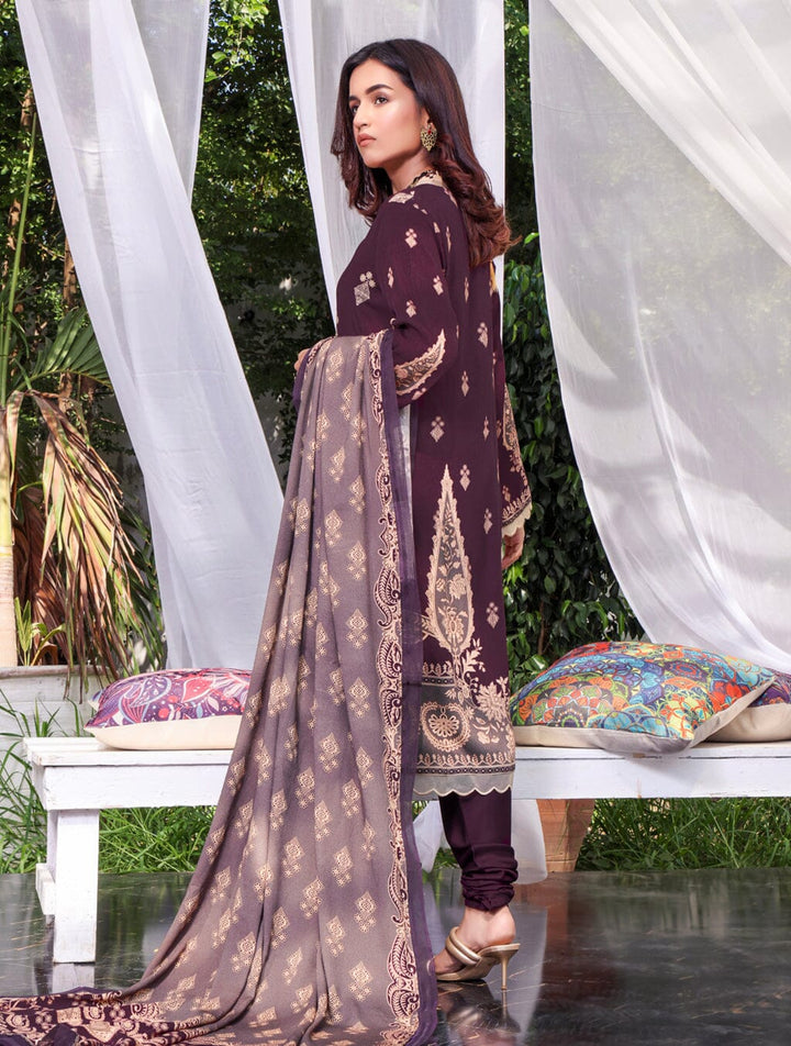 3 Piece Unstitched Suit KTE-1559 Dresses KHAS STORES 