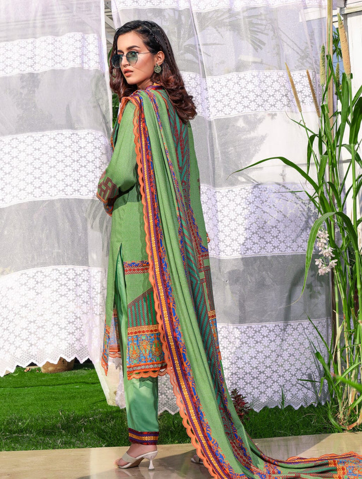 3 Piece Unstitched Suit KTE-1561 Dresses KHAS STORES 