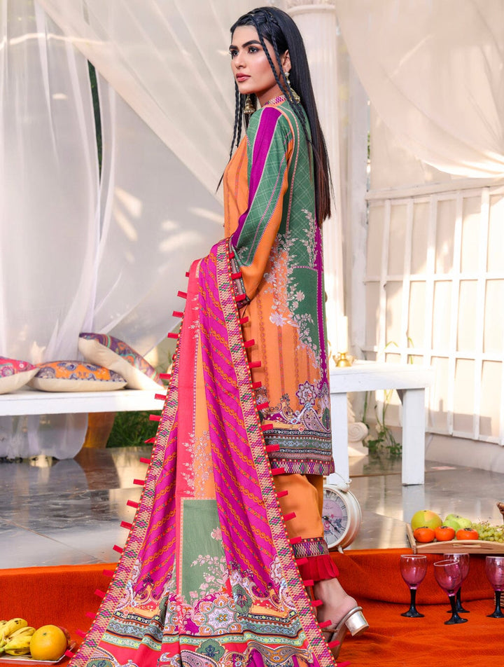 3 Piece Unstitched Suit KTE-1562 Dresses KHAS STORES 