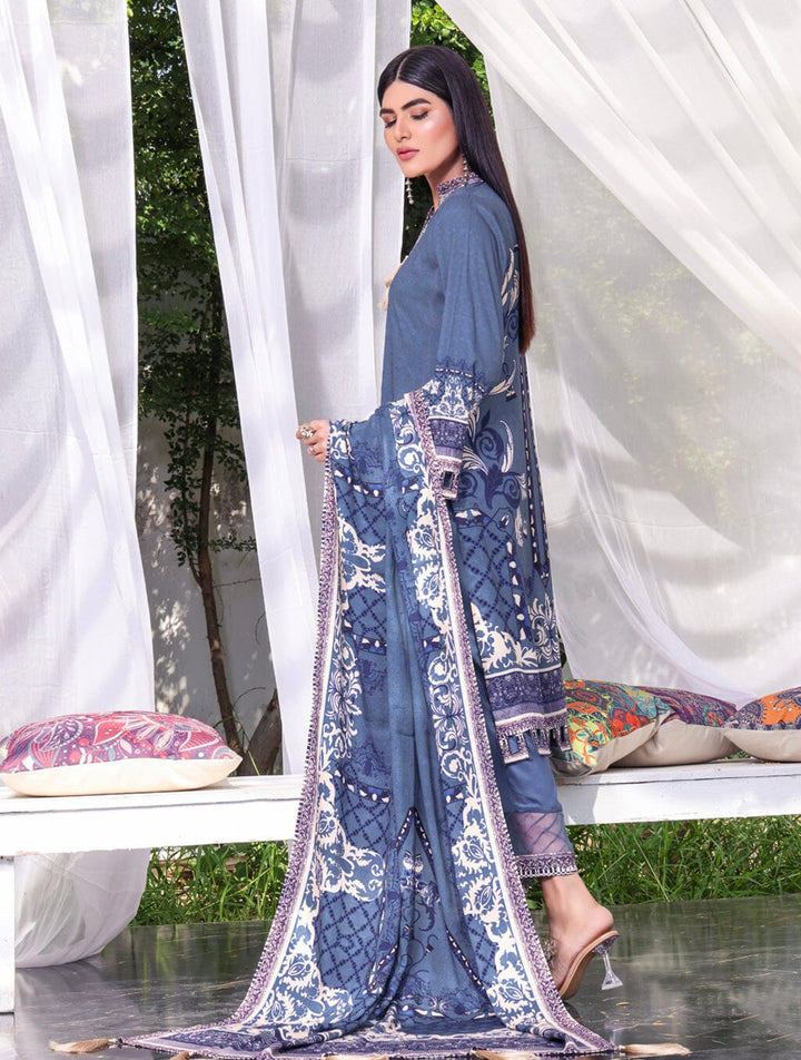 3 Piece Unstitched Suit KTE-1563 Dresses KHAS STORES 