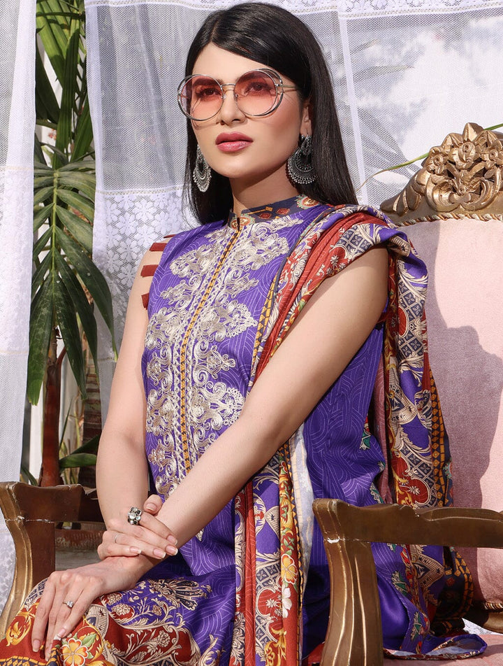 3 Piece Unstitched Suit KTE-1564 Dresses KHAS STORES 