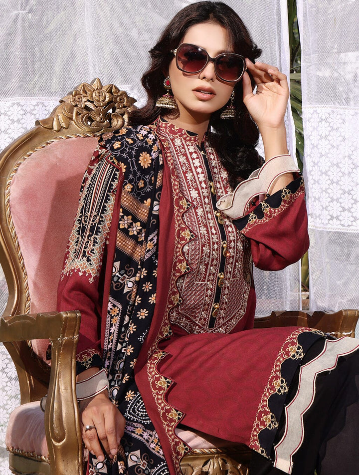 3 Piece Unstitched Suit KTE-1565 Dresses KHAS STORES 
