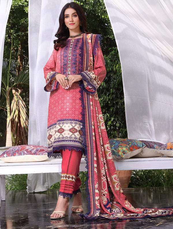 3 Piece Unstitched Suit KTE-1566 Dresses KHAS STORES 