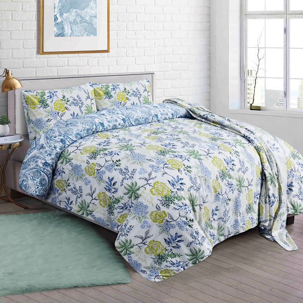 Bed Set BLOOM MEDALIAN GREEN Home Collection 2022 - Vol 2 HOMBEDCLU 