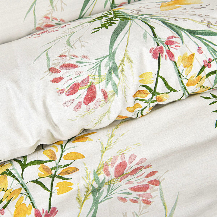 BED SET GREEN FLORAL - King Luxury Bedding HOMBEDCLU 
