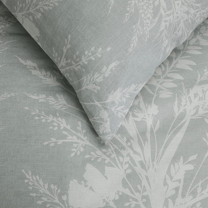 BED SET GREY FLORAL - King Luxury Bedding HOMBEDCLU 
