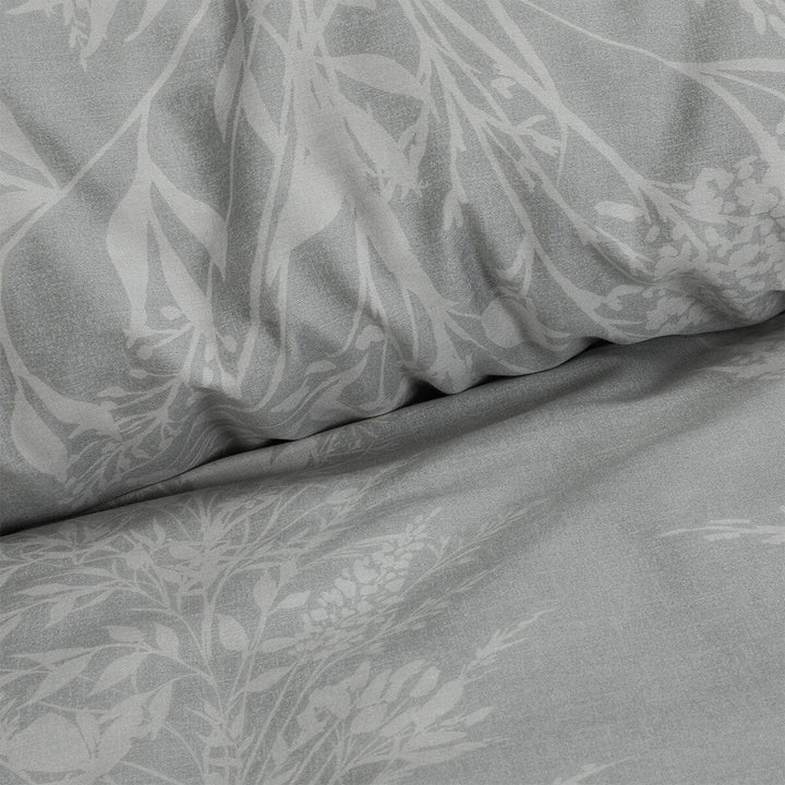 BED SET GREY FLORAL - King Luxury Bedding HOMBEDCLU 