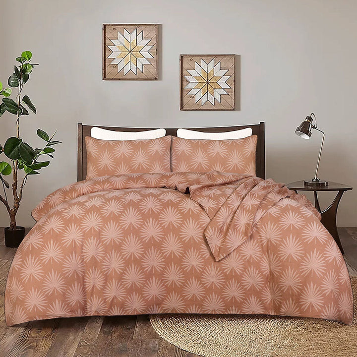 BED SET PLAM LEAVES-KING Home Collection 2021 HOMBEDCLU 