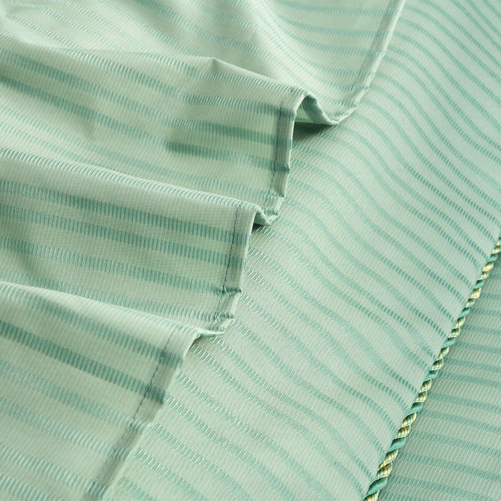 BED SET SEER SUCKER GREEN-KING Home Collection 2021 HOMBEDCLU 