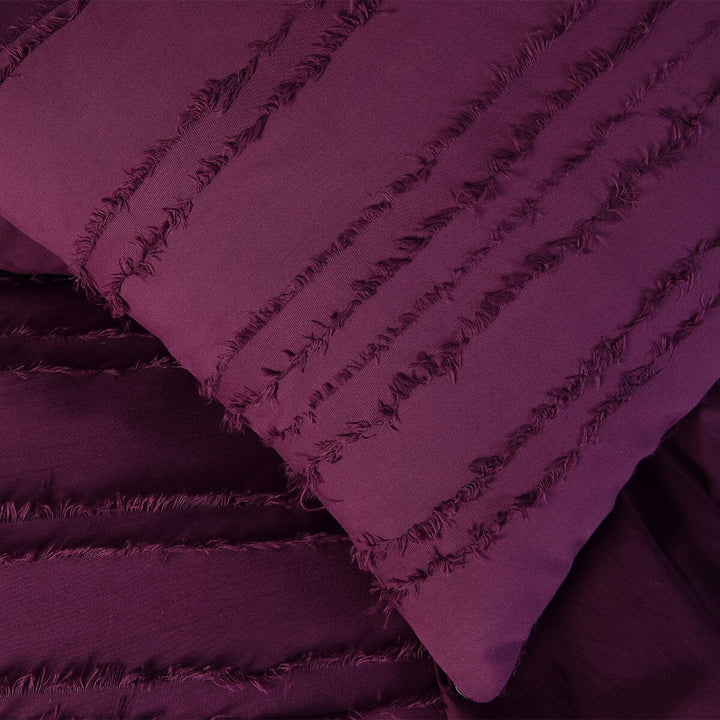 BED SET TEFTED PURPLE-KING Home Collection 2021 HOMBEDCLU 