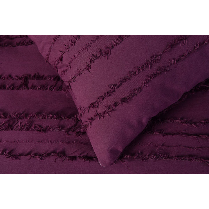BED SET TEFTED PURPLE-KING Home Collection 2021 HOMBEDCLU 