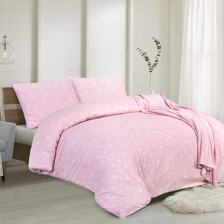 BED SET VINE PINK - King Luxury Bedding HOMBEDCLU 