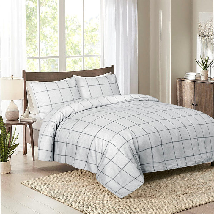 BED SHEET D-038 - Queen Printed Range 144 TC HOMBEDROO 