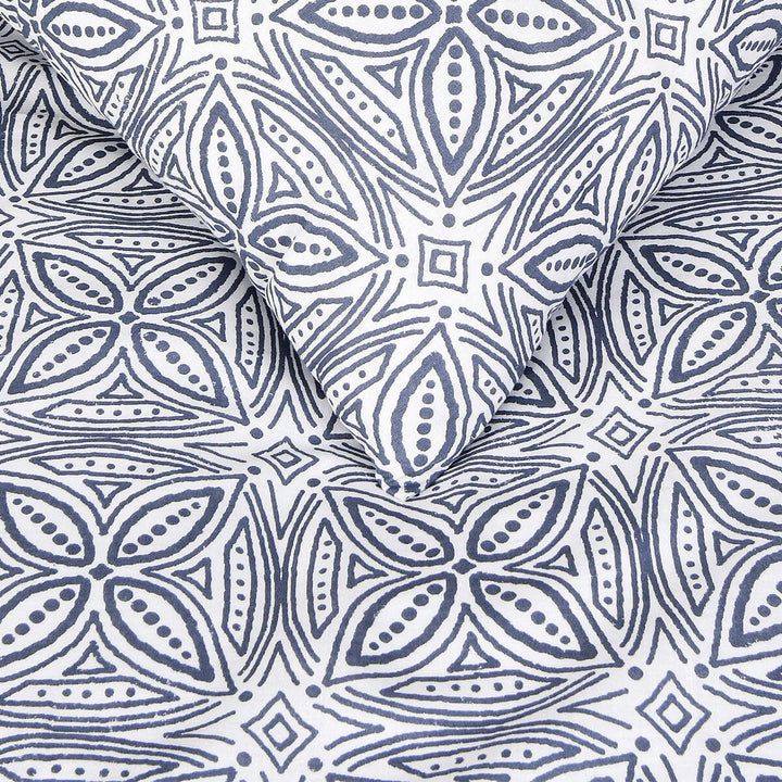 BED SHEET D-053 - Queen Printed Range 144 TC HOMBEDROO 