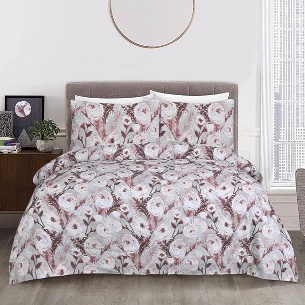 BED SHEET D-059 - Queen Printed Range 144 TC HOMBEDROO 