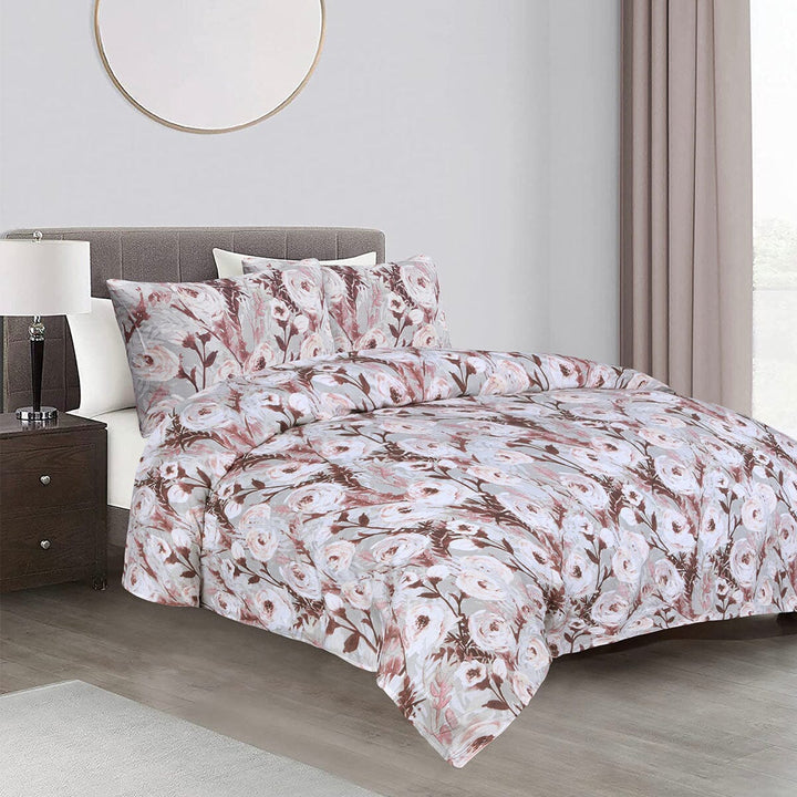 BED SHEET D-059 - Queen Printed Range 144 TC HOMBEDROO 