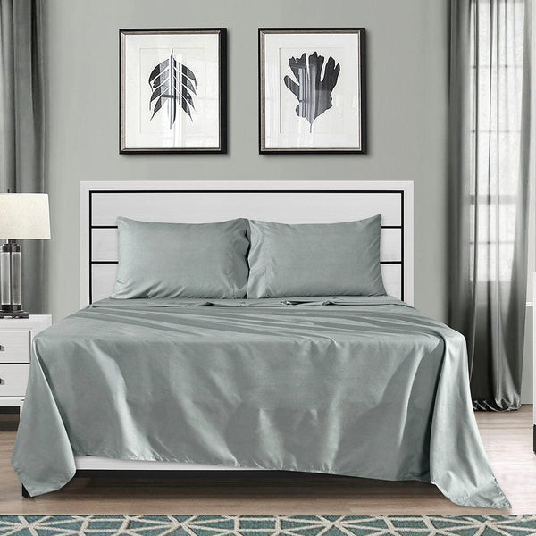 BED SHEET DYED PR Grey Home Collection 2021 HOMBEDCLU 