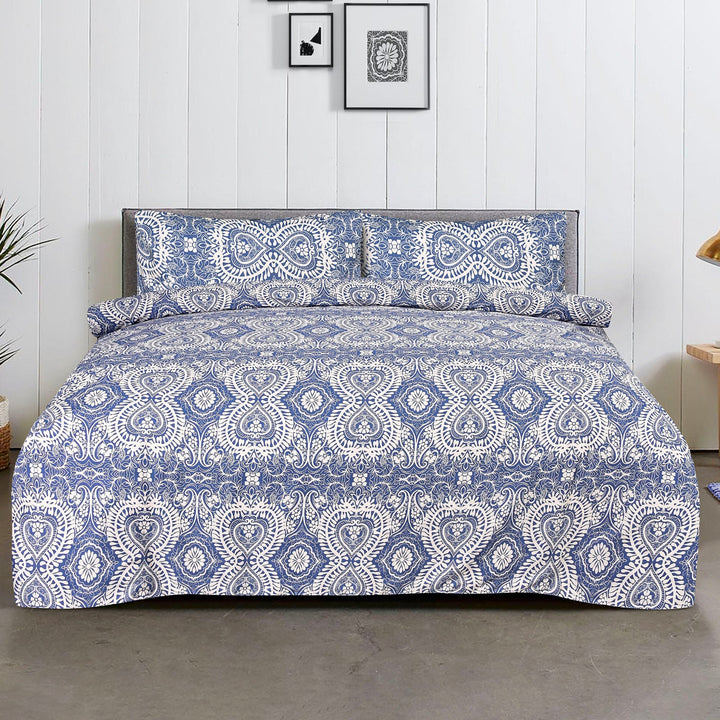 BED SHEET HEART - King PRINTED RANGE 180 TC HOMBEDROO 