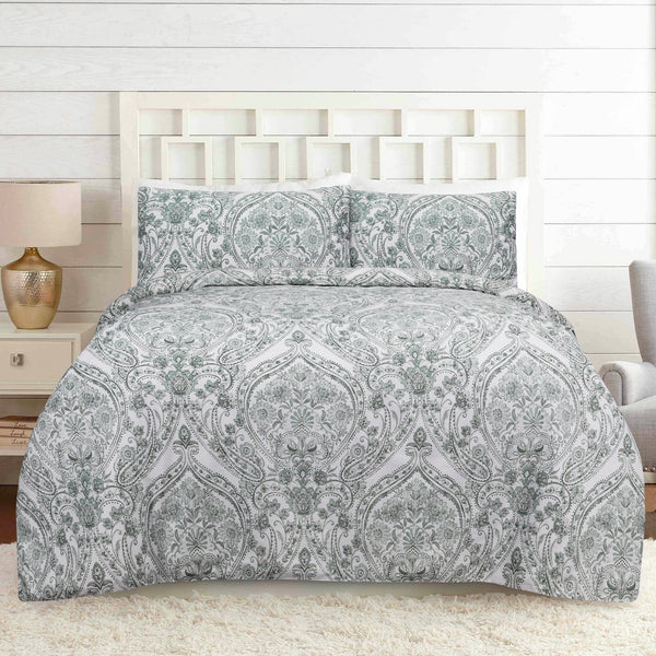 BED SHEET PAISLEY PLAM - King PRINTED RANGE 180 TC HOMBEDROO 