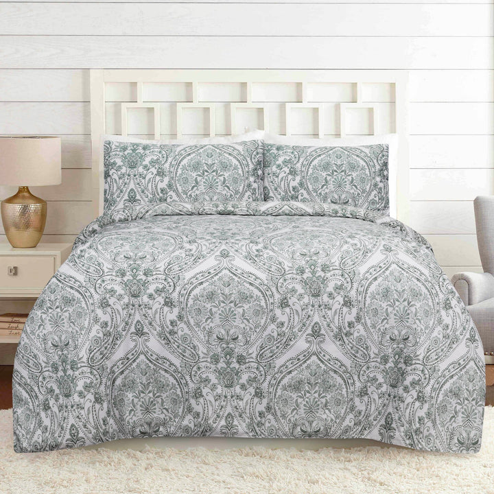 BED SHEET PAISLEY PLAM - King PRINTED RANGE 180 TC HOMBEDROO 