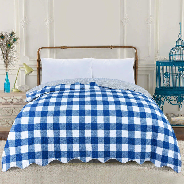 BED SPREAD NAVY GNG - 90x106 HOMBEDCLU 