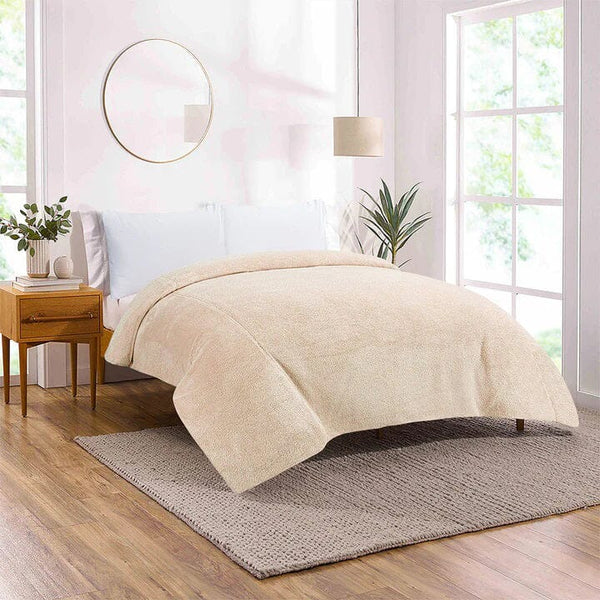 Bed Throw Brown Fleece Bed Basics HOMBEDSLE 