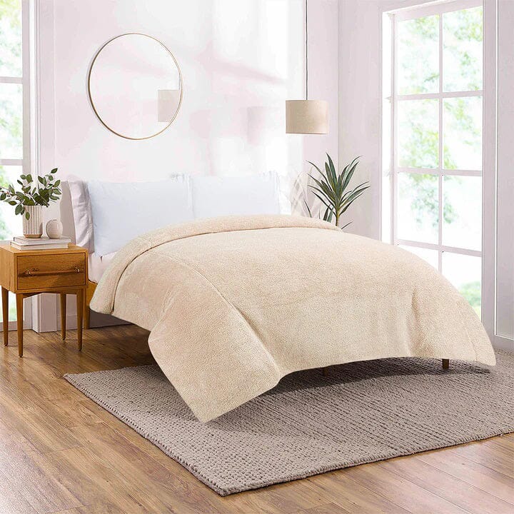 Bed Throw Brown Fleece Bed Basics HOMBEDSLE 