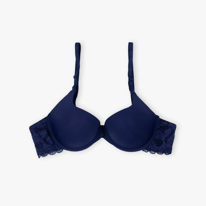 Beige Sugar Lacy Bra Espicopink 32B Blue 