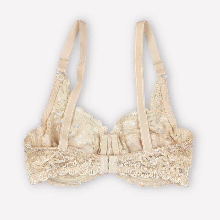 Blossom - Non Padded Floral Full Lace Bra BRAS Espicopink 