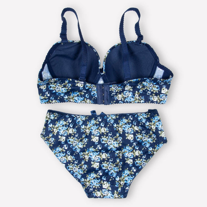 Blue Floral Padded Set Espicopink 