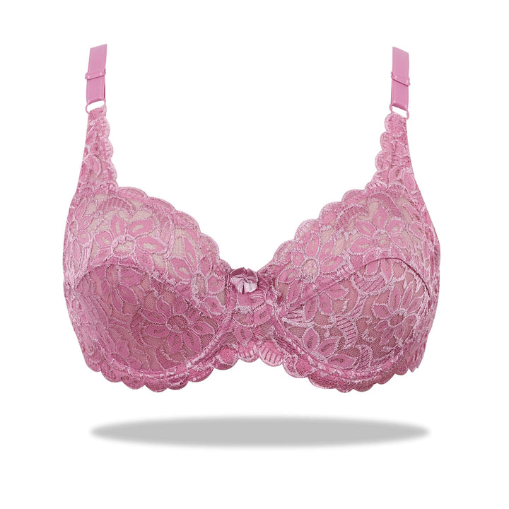 Espicopink | Blossom - Non Padded Floral Full Lace Bra BRAS Espicopink 