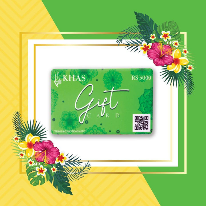 Gift Card Green Gift Cards KHAS STORES 