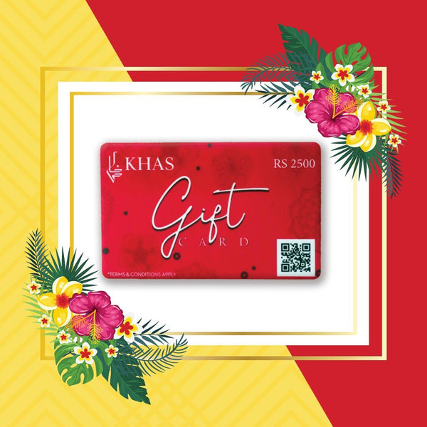 Gift Card Red Gift Cards KHAS STORES 