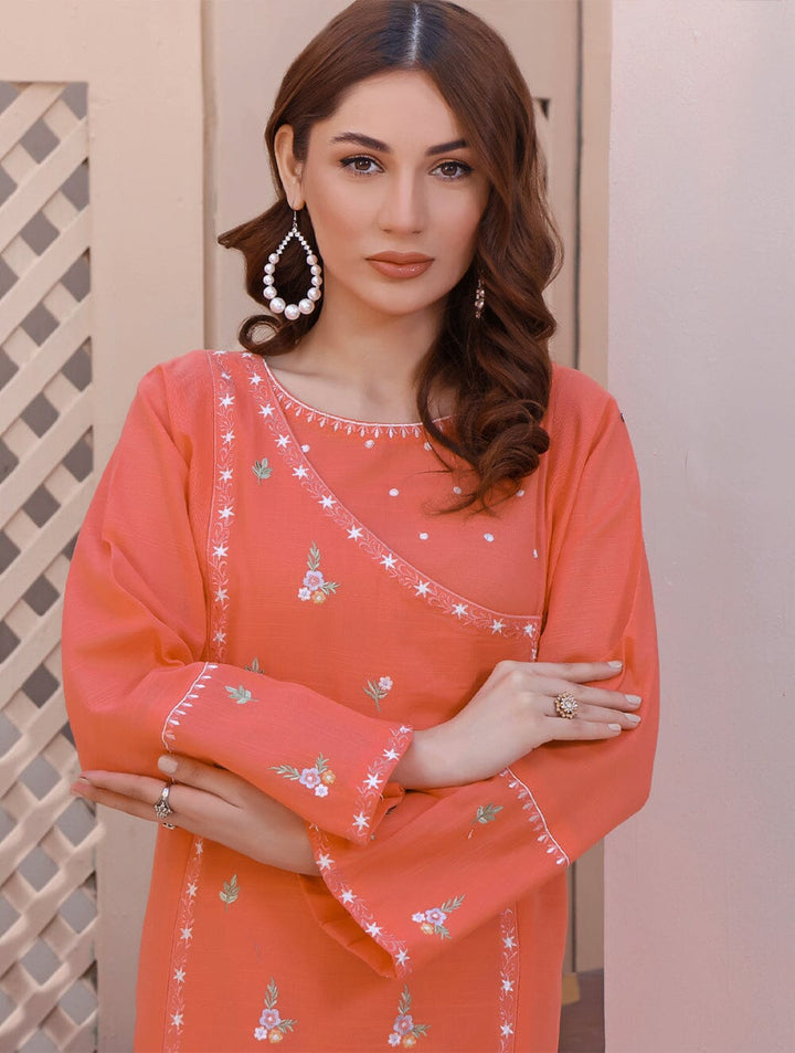 Khaddar Embroidered Shirt DYKE-1558 KHAS STORES 