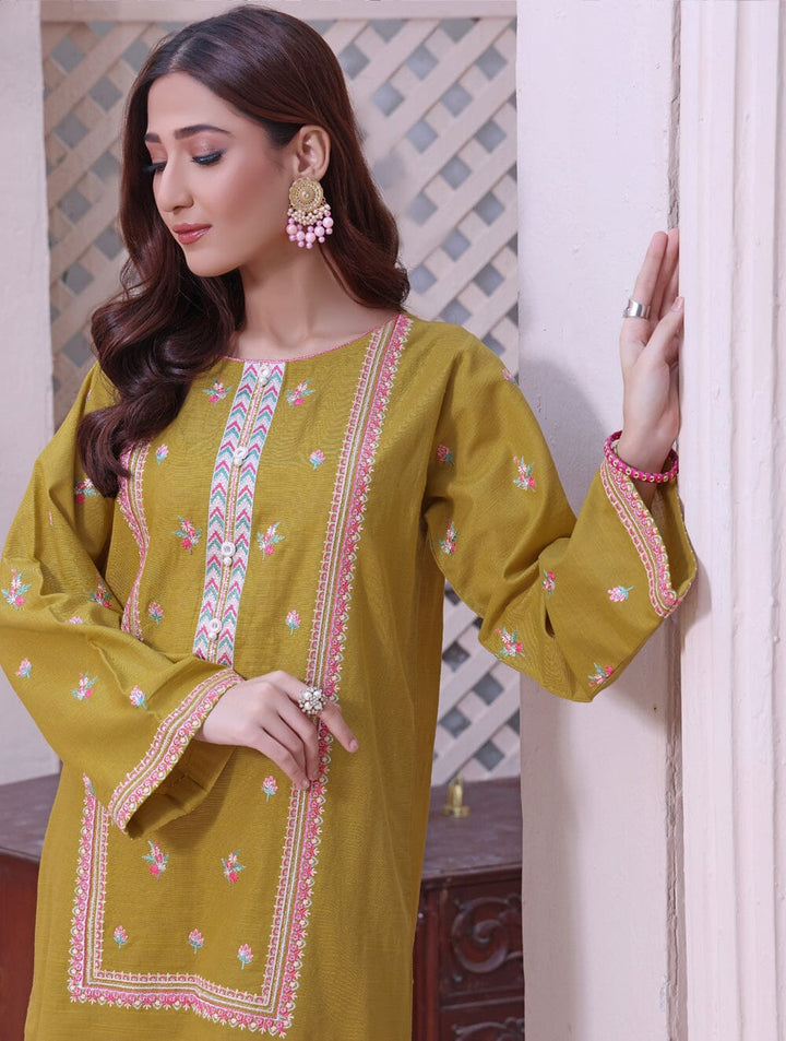 Khaddar Embroidered Shirt DYKE-1559 KHAS STORES 