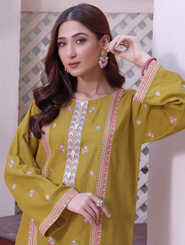 Khaddar Embroidered Shirt DYKE-1559 KHAS STORES 