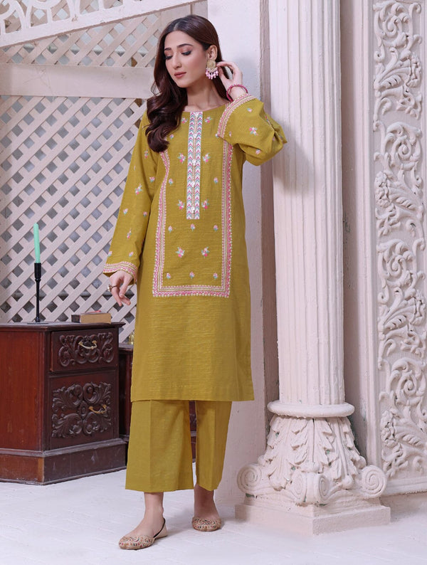 Khaddar Embroidered Shirt DYKE-1559 KHAS STORES 