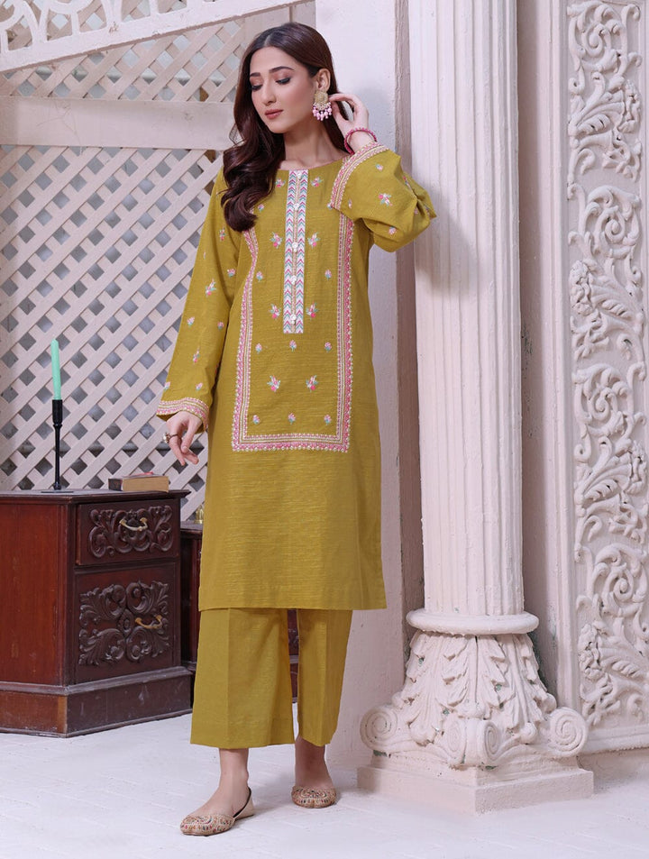Khaddar Embroidered Shirt DYKE-1559 KHAS STORES 