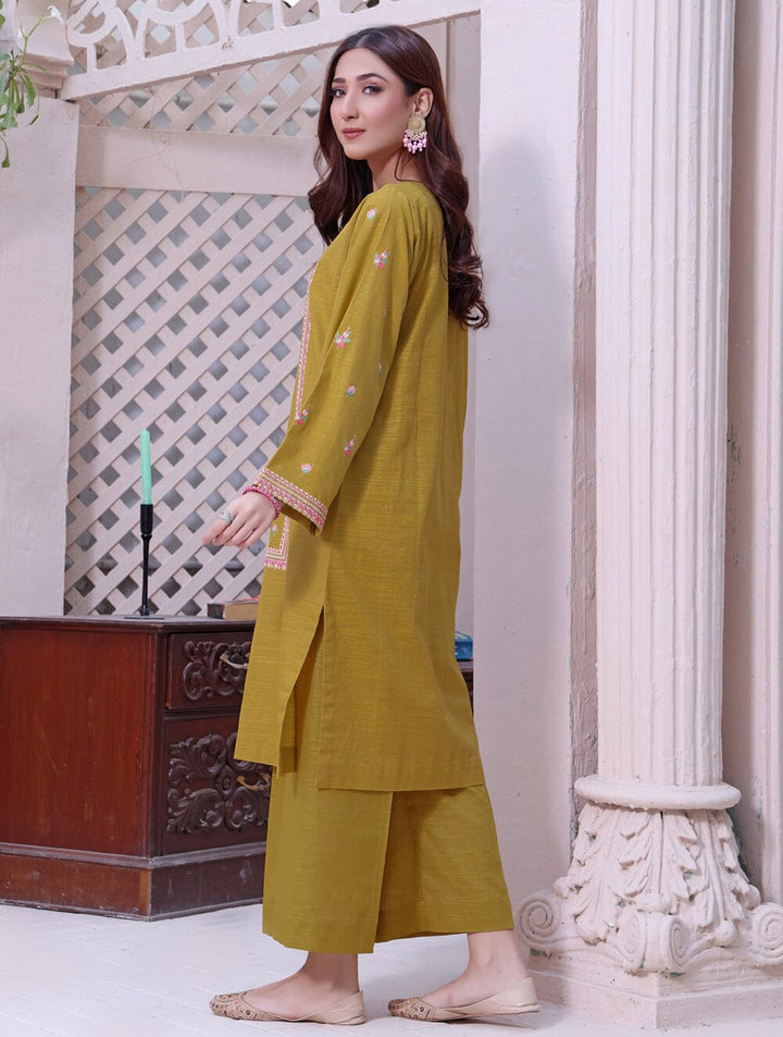 Khaddar Embroidered Shirt DYKE-1559 KHAS STORES 