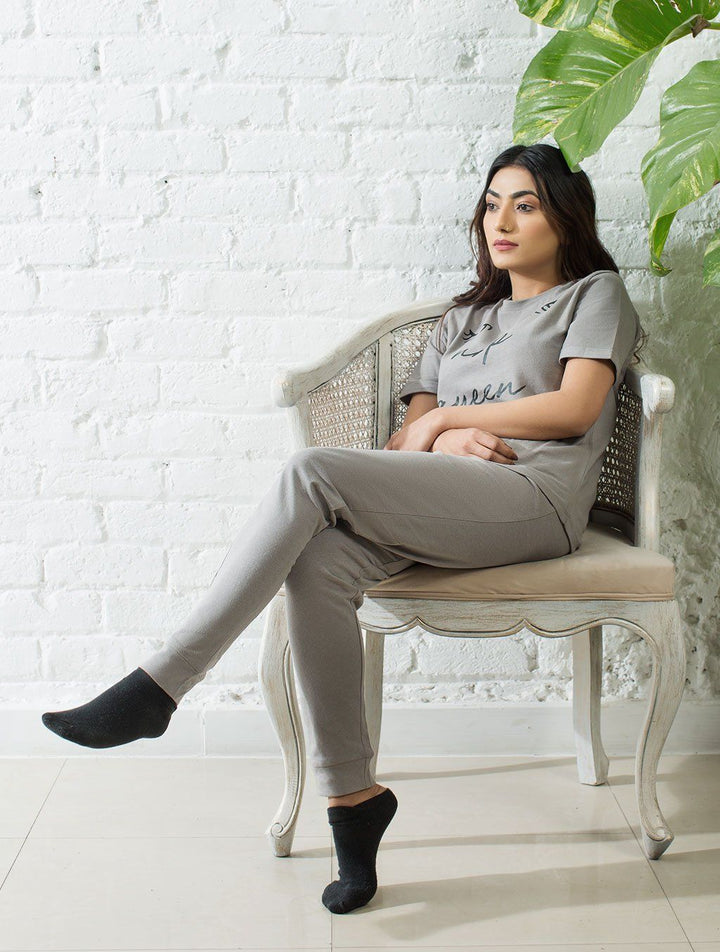 LADIES GREY LOUNGEWEAR LW-013 LOUNGEWEAR FASSTIGIR 