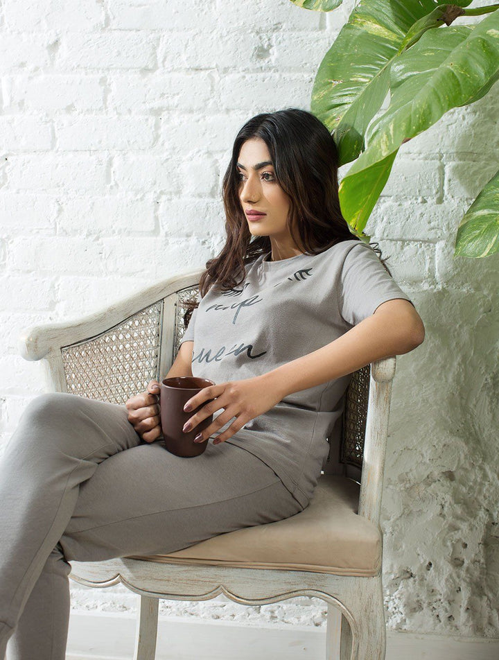 LADIES GREY LOUNGEWEAR LW-013 LOUNGEWEAR FASSTIGIR 