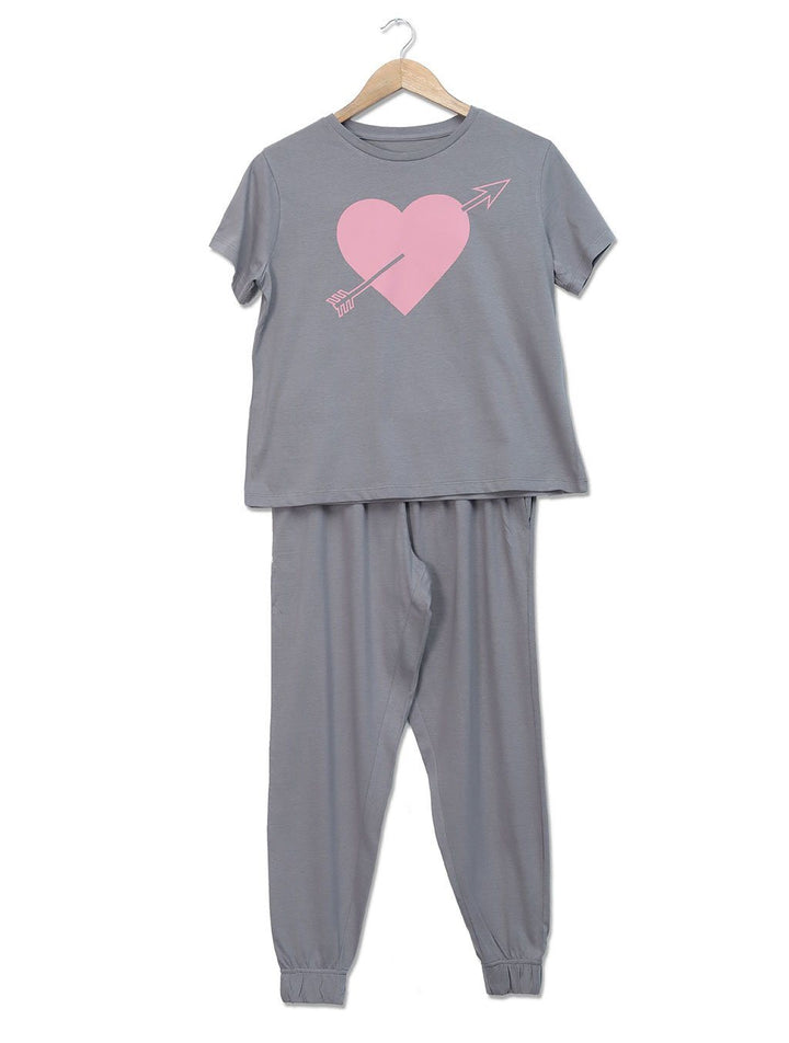 LADIES GREY LOUNGEWEAR LW-024 LOUNGEWEAR FASSTIGIR 