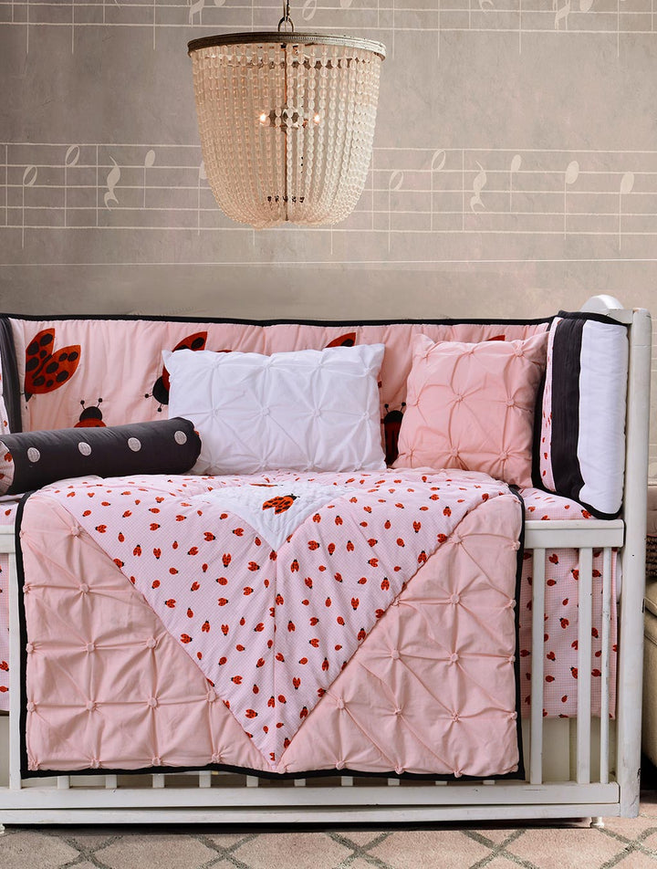 LADYBUG GLEE Cot Sets HOMBEDLIT Baby Cot Sets SINGLE 