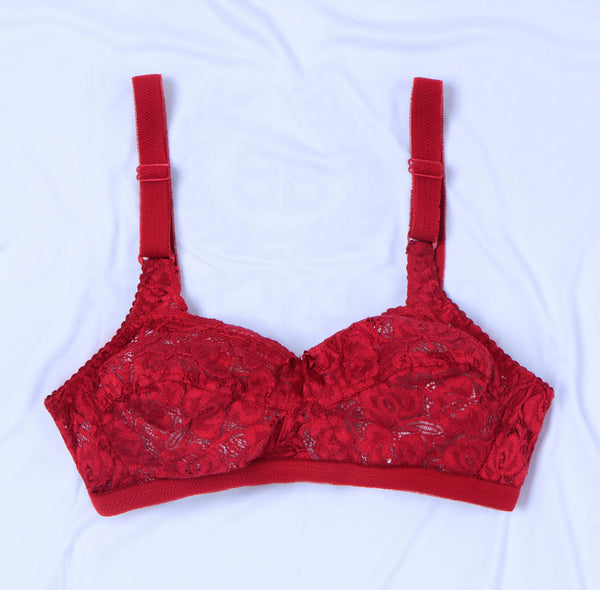 Maroon Sage - Breathable Non Padded Net Bra BRAS Espico.pk 